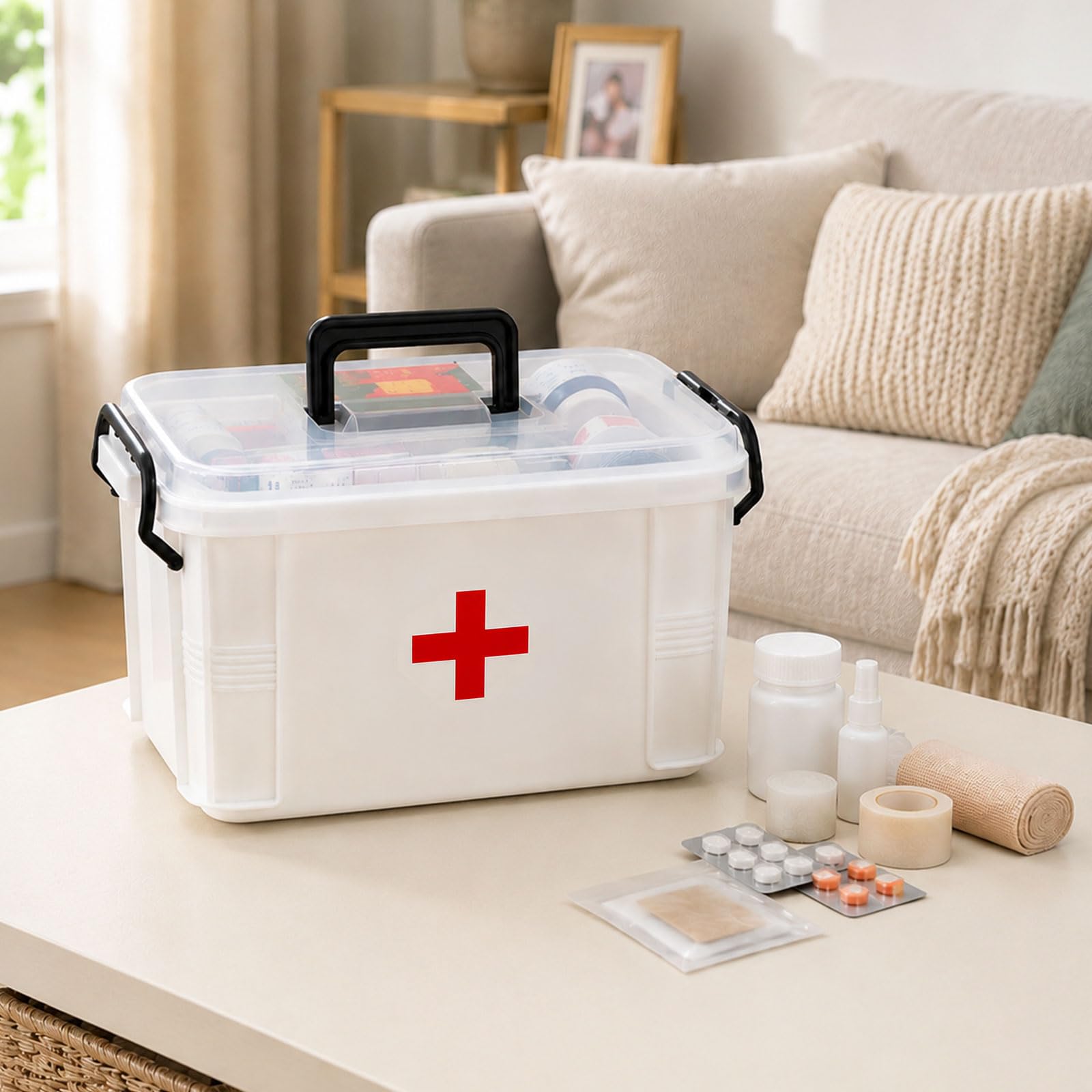 Gifhomfix in a dorm room setup demonstrating compact, multipurpose storage benefit