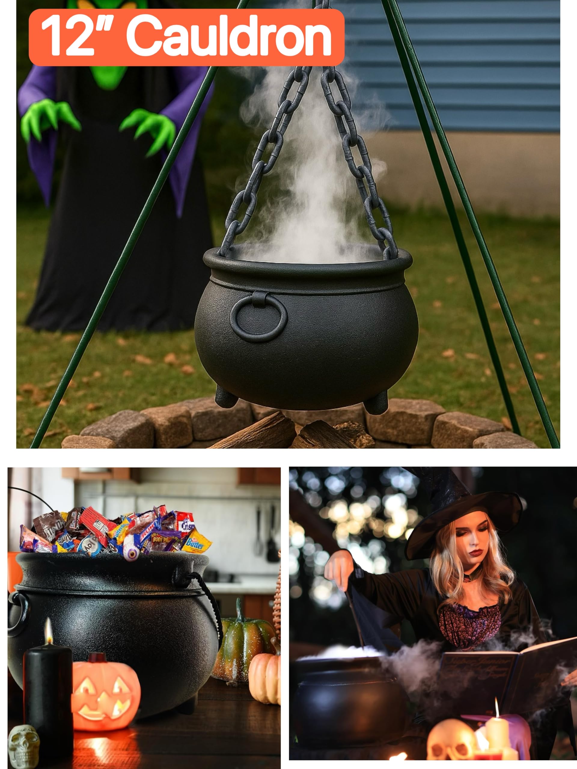 GiftExpress child holding small cauldron demonstrating lightweight carry