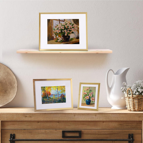 Giftgarden 8x10 frame with photo hung on wall benefit: easy gallery styling