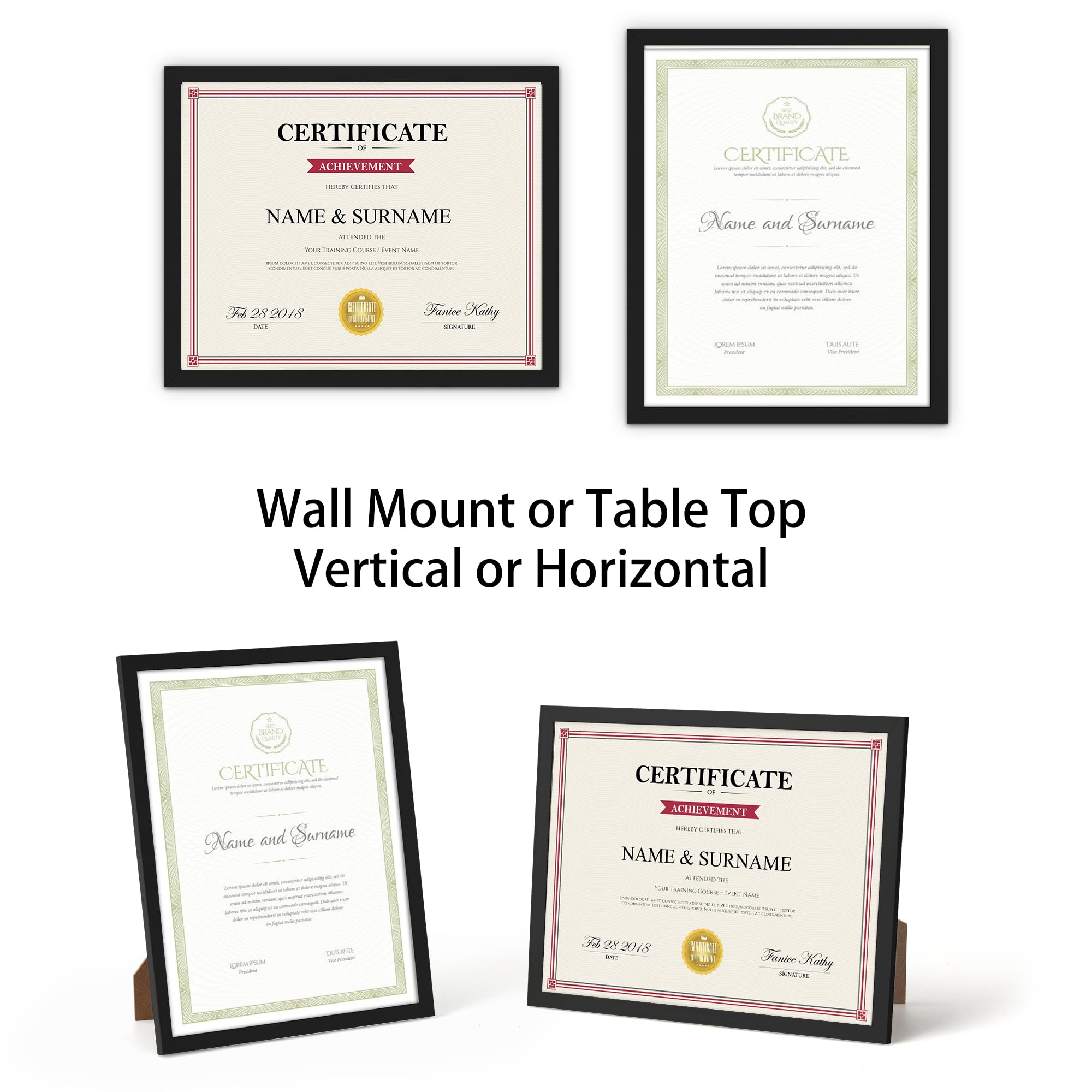 Giftgarden tabletop easel display for desk or shelf presentation
