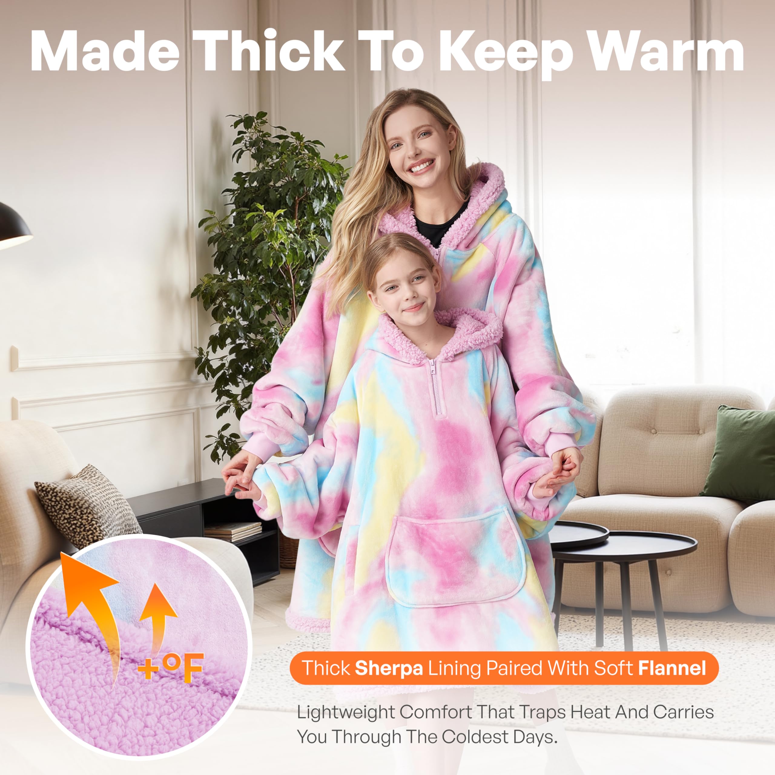 Giggling Getup close knit texture highlighting soft flannel comfort