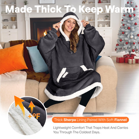 Giggling Getup sherpa fleece texture close-up highlighting softness and warmth