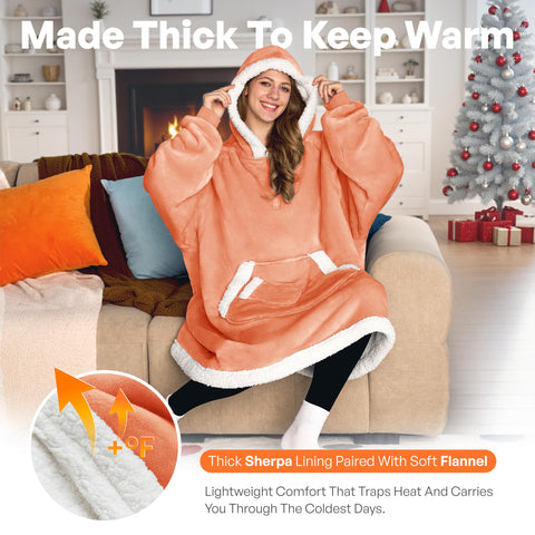 Giggling Getup sherpa fleece texture close-up highlighting soft warmth