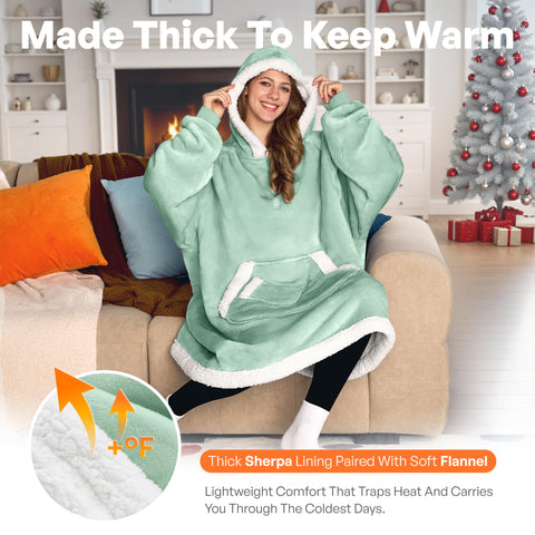 Giggling Getup sherpa fleece close-up texture highlighting plush warmth and soft touch