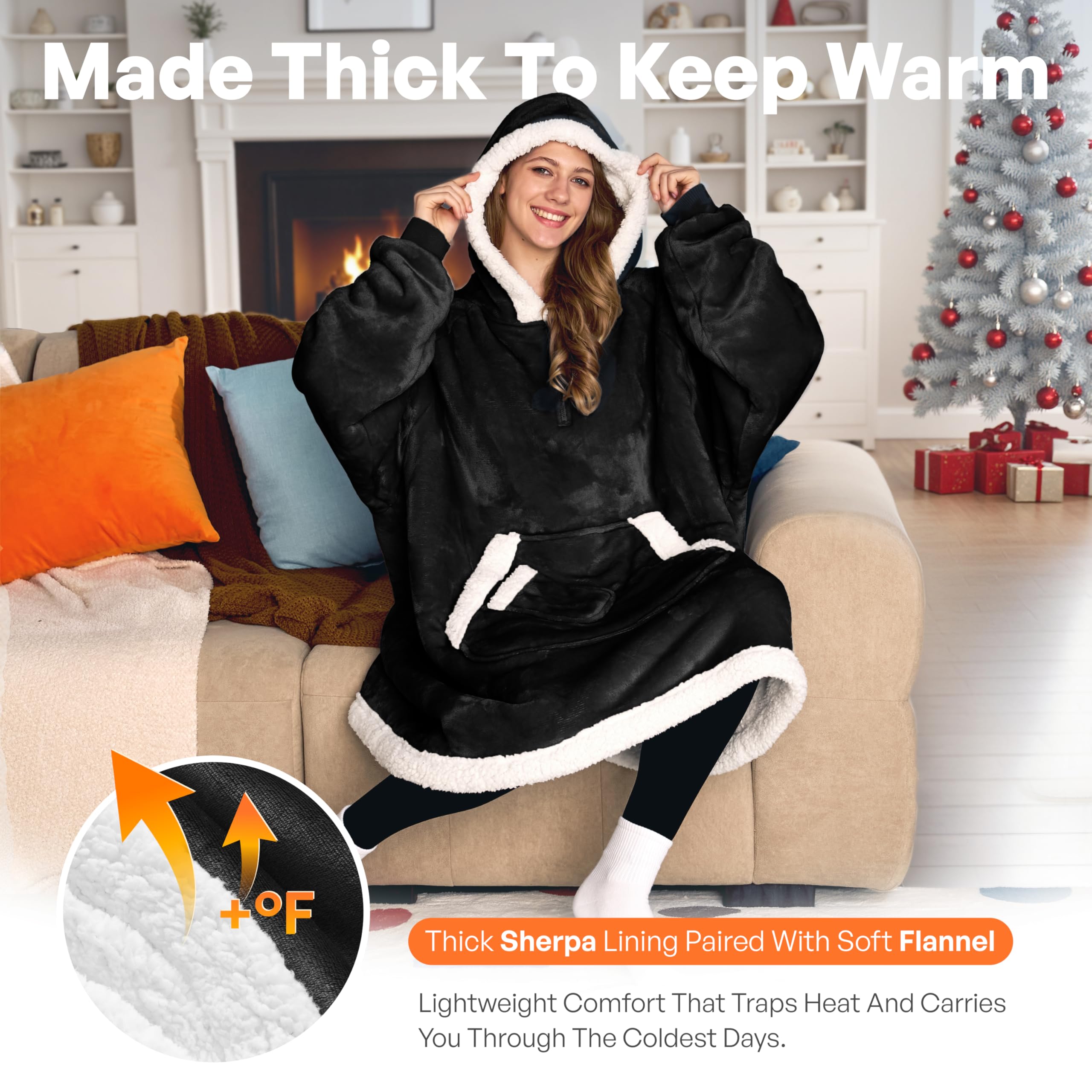 giggling getup closeup sherpa texture highlighting plush warmth and softness