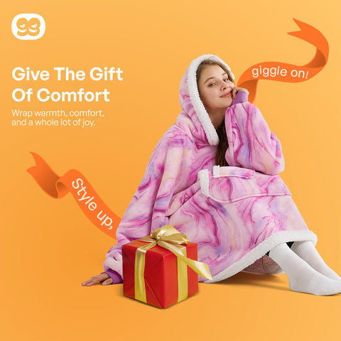 Giggling Getup folded and wrapped to show gift-ready presentation