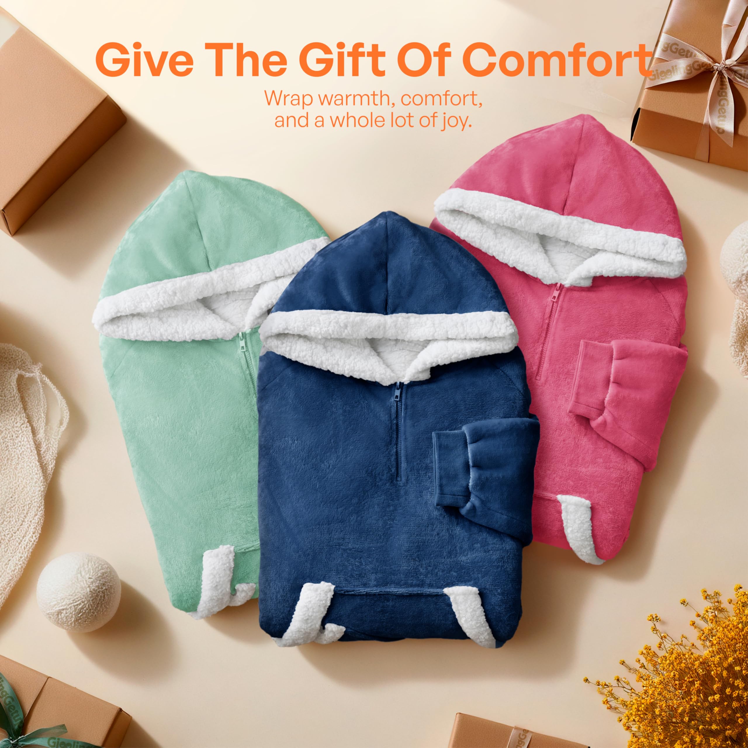 Giggling Getup neatly folded with care tag showing machine-washable easy care instructions