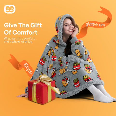 Giggling Getup neatly folded in gift-ready packaging for easy-presenting convenience