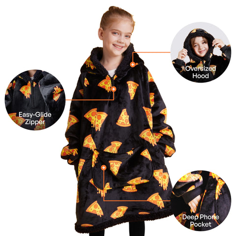 Giggling Getup giant pocket detail demonstrating roomy storage and easy access