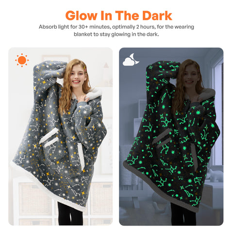 Giggling Getup hood and zipper detail showing easy-glide closure for quick on and off