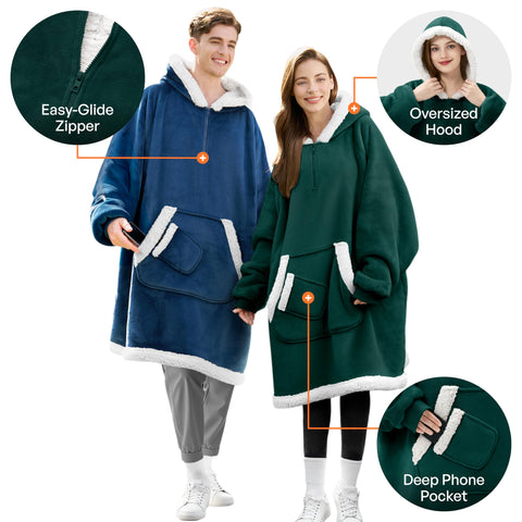 Giggling Getup hood detail with comfortable drape for head coverage