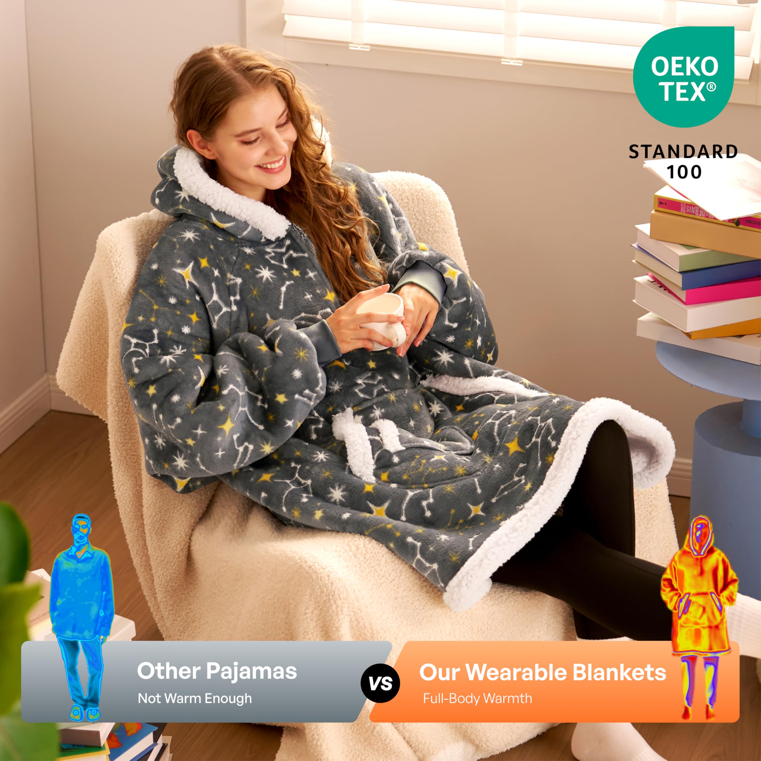 Giggling Getup label and stitched seams detail highlighting durable construction and finish