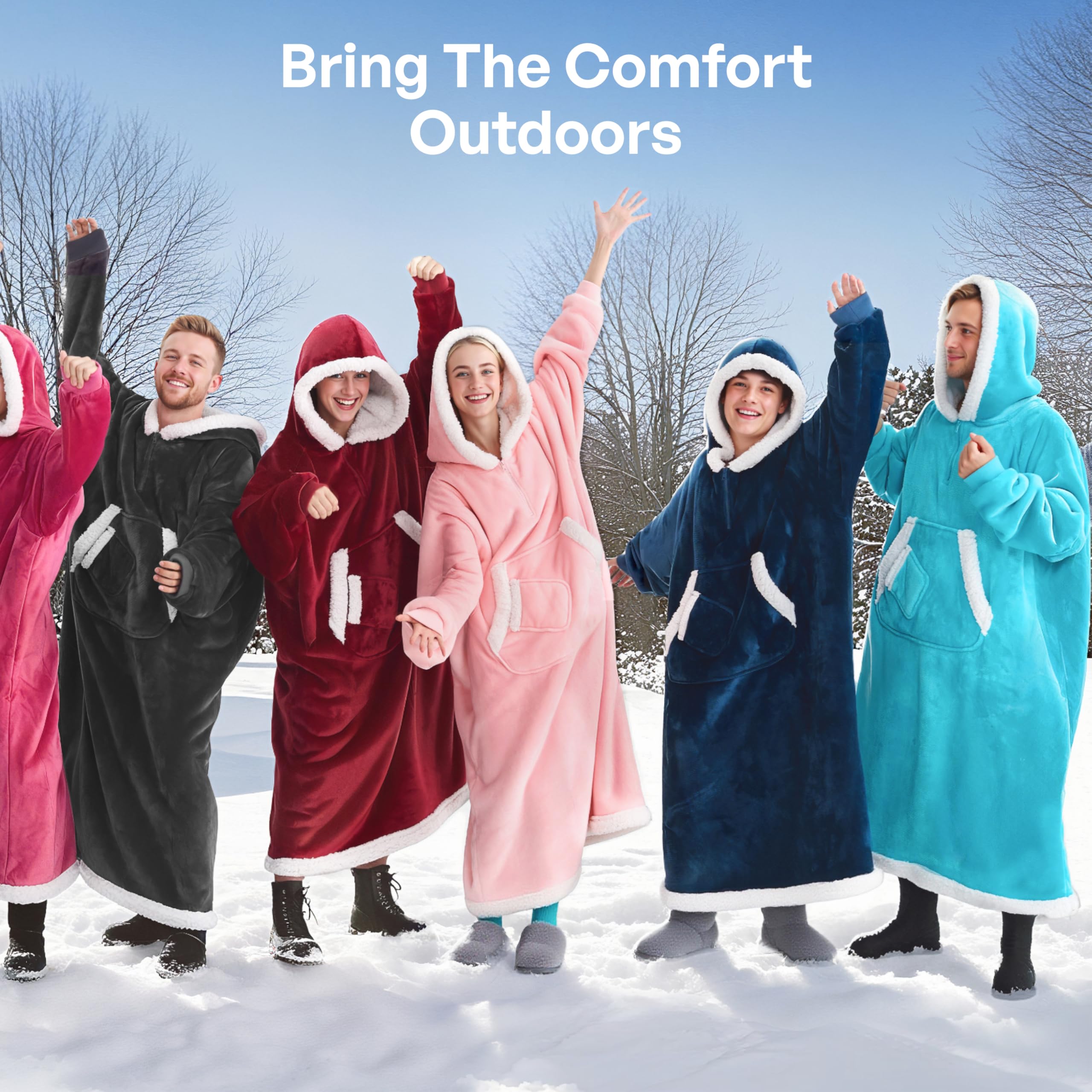 Giggling Getup oversize fit size comparison showing roomy, inclusive sizing
