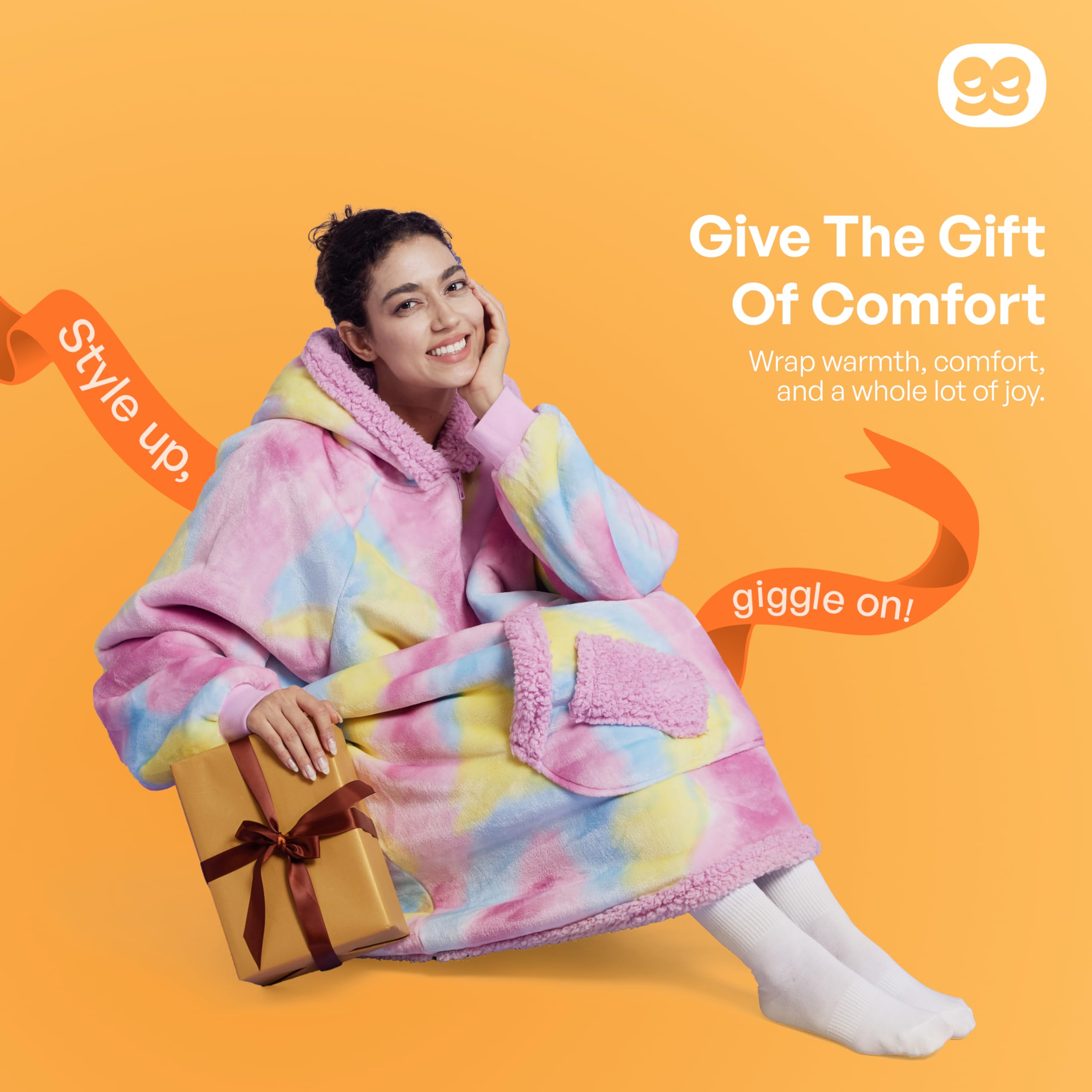 Giggling Getup gift-ready packaging displayed as a presentable gift