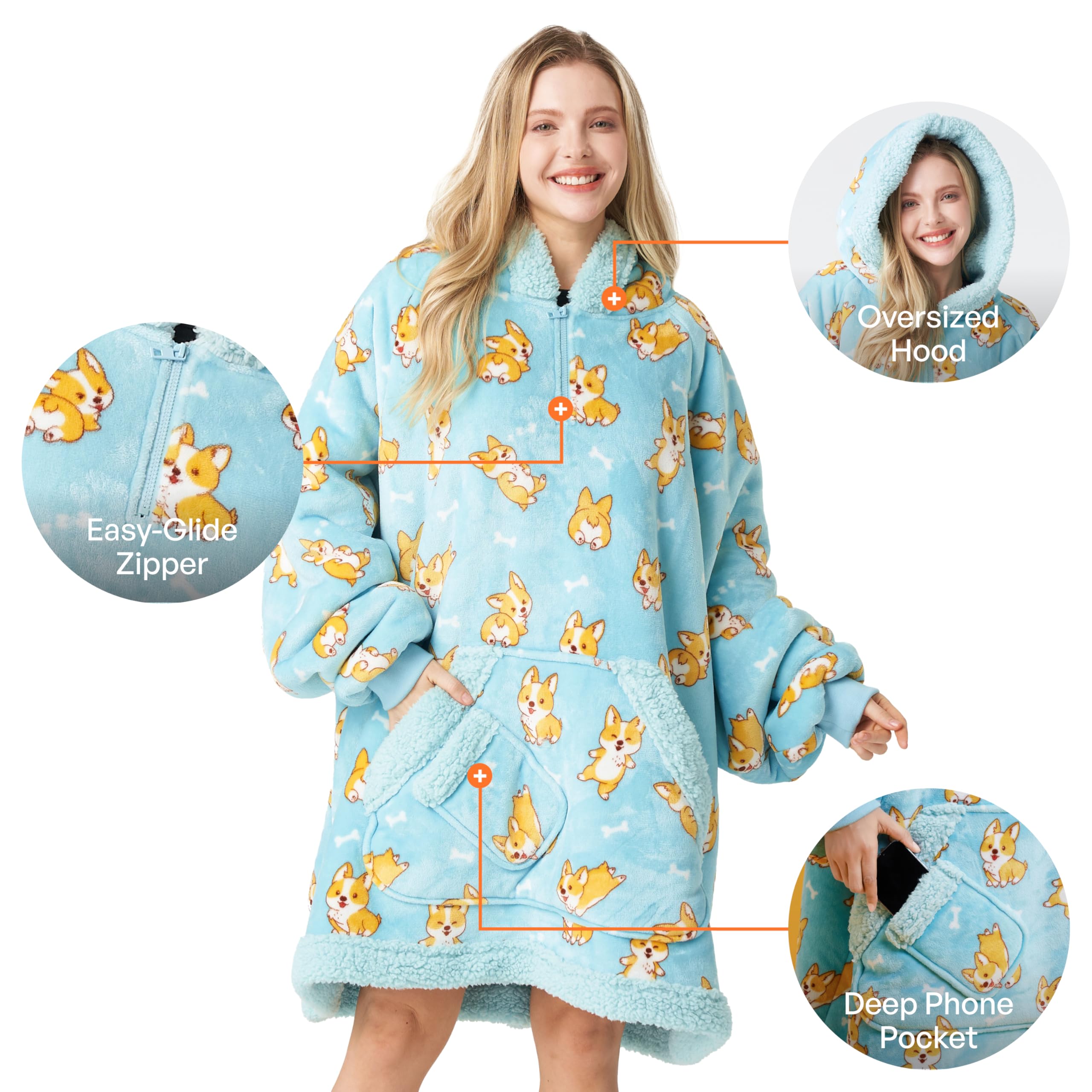 Giggling Getup pocket and phone compartment detail offering secure storage convenience
