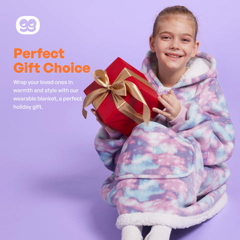 Giggling Getup size comparison on child showing proportion and comfortable fit