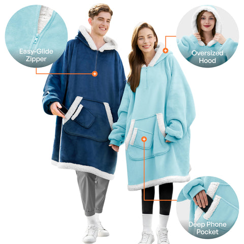 Giggling Getup zipper and phone pocket detail for secure access