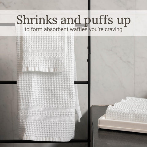 GILDEN TREE towel wrapped around body demonstrating full coverage and lightweight comfort