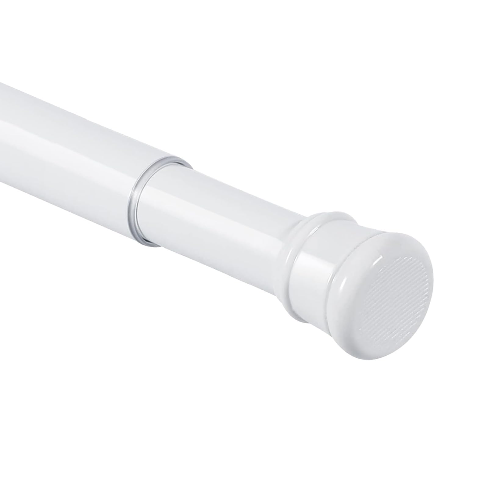 Ginbel Direct front view of tension rod showing length and finish for neat installation