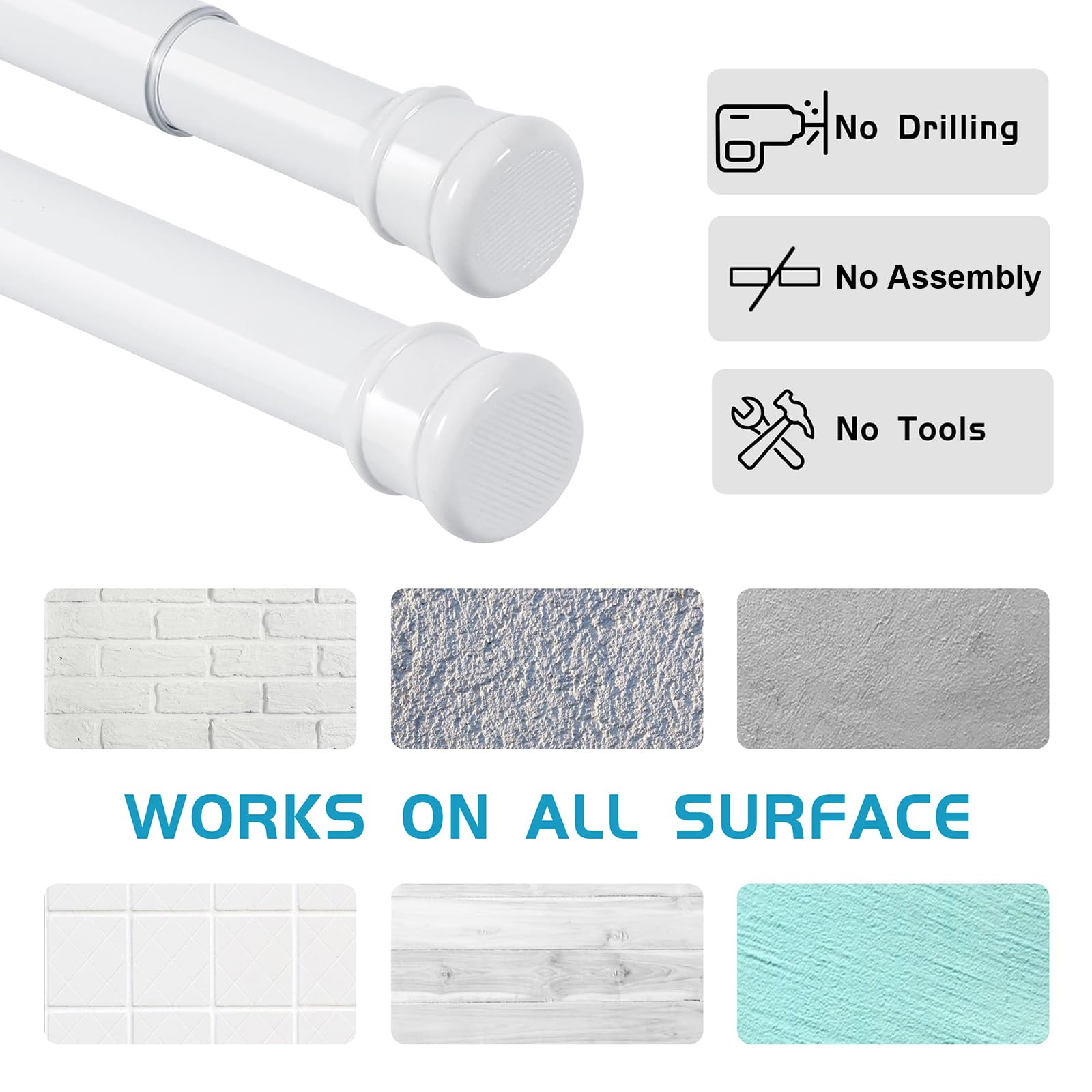 Ginbel Direct supporting drapes close-up showing reliable weight-bearing performance