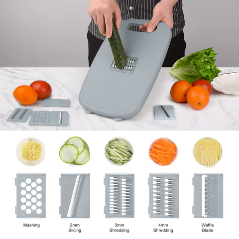 Gintan user chopping on board outdoors illustrating convenient on-site meal prep