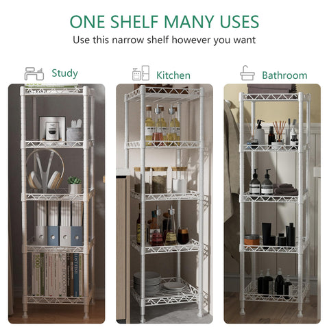 GIOTORENT adjustable clip detail showing secure, even shelf placement