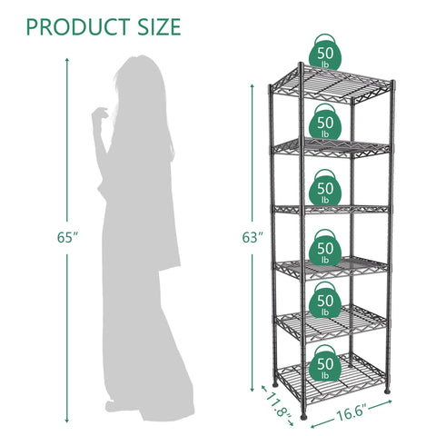 GIOTORENT shelf loaded with pantry jars and cans showing high-capacity organization benefit