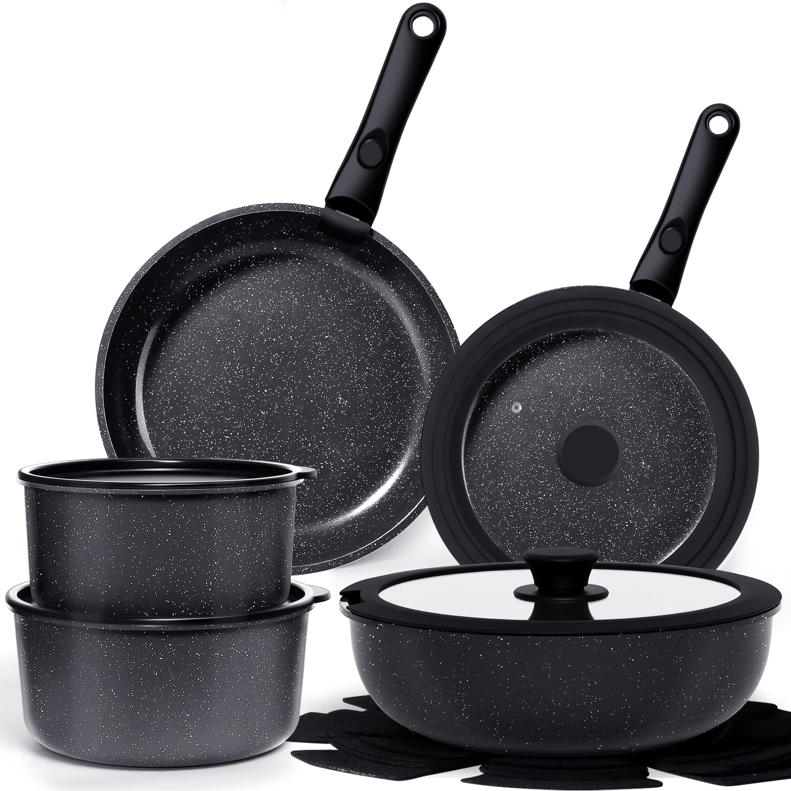 GiPP front view of full 15-piece set showing compact layout and versatility
