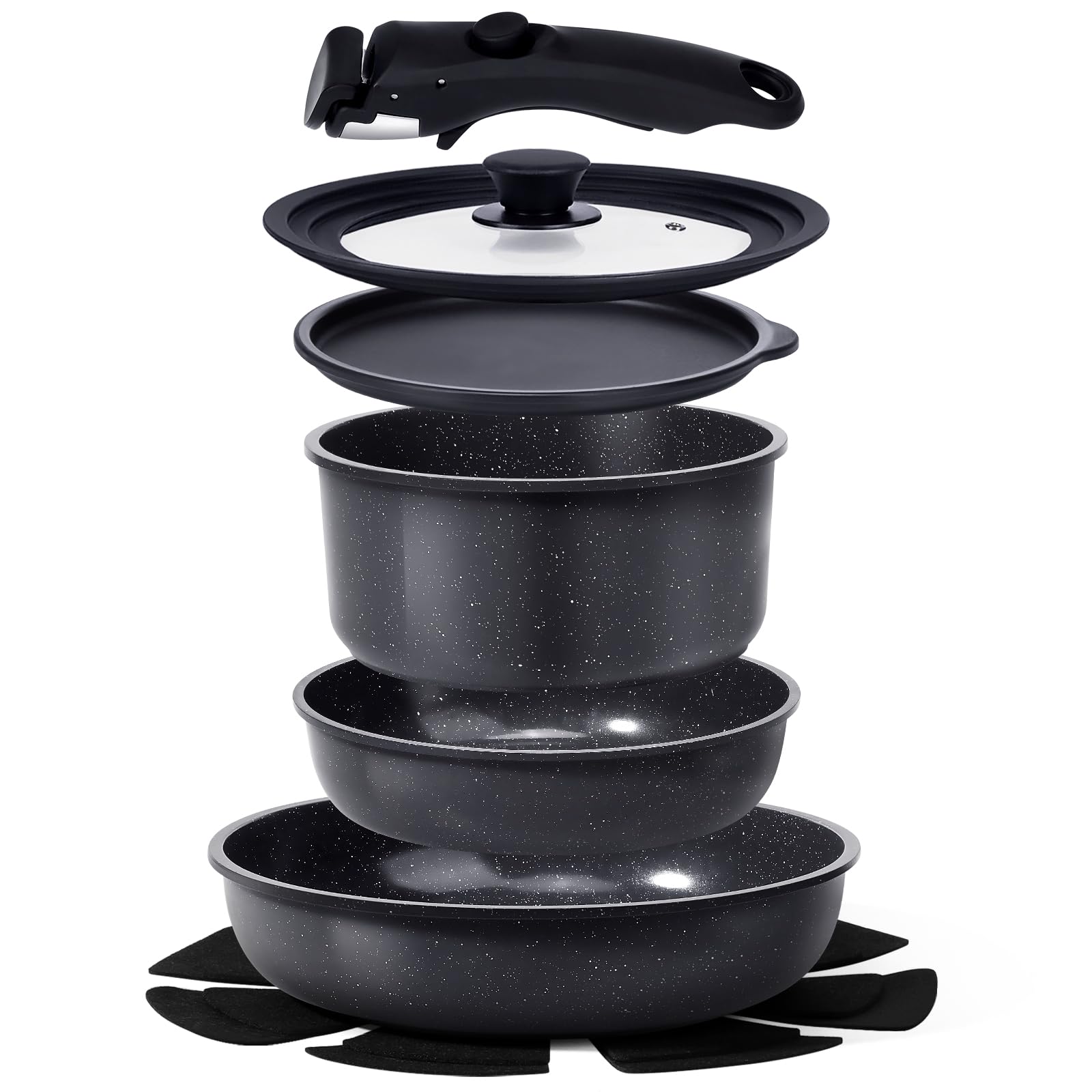 GiPP front packaging showing full 8-piece grey set and clear contents benefit