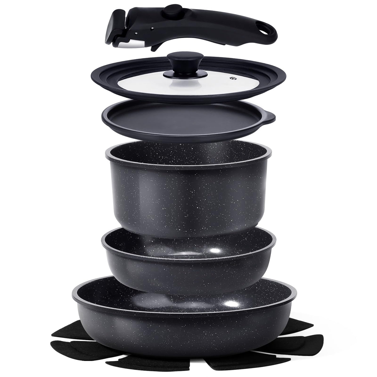 GiPP front packaging showing full 8-piece grey set and clear contents benefit