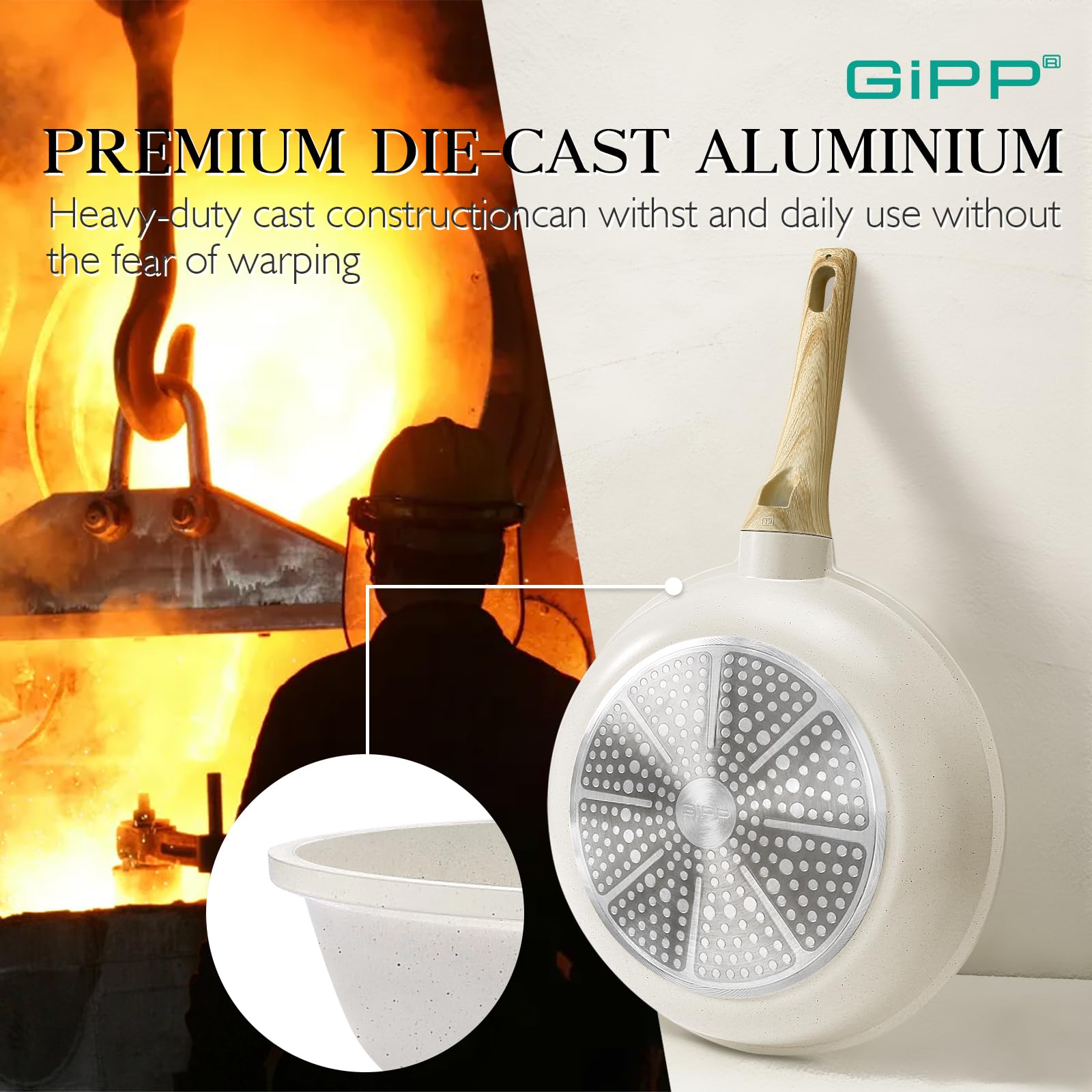 GiPP set on kitchen table serving family meals for versatile cooking
