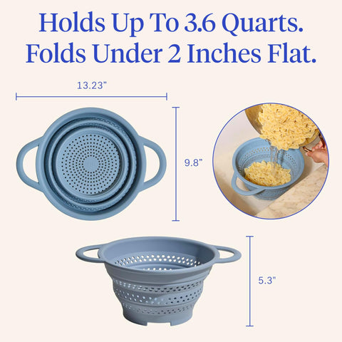 GIR colander used as steamer for vegetables benefit versatile heat-resistant use