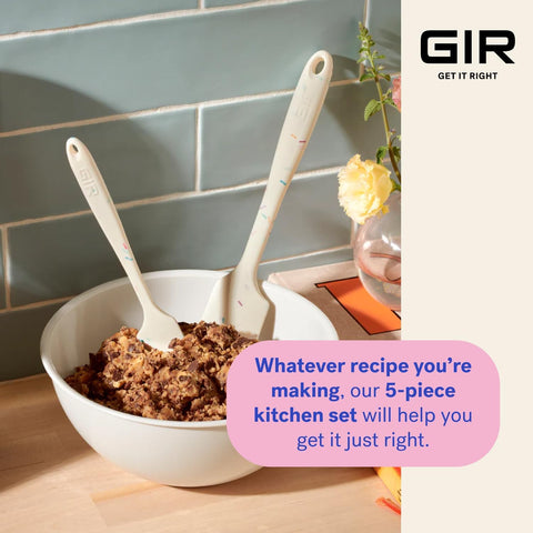 GIR ladle serving soup showing precise portioning and spill-free pouring benefit