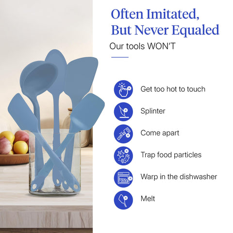 GIR flip turner flipping pancake to show safe nonstick-friendly use