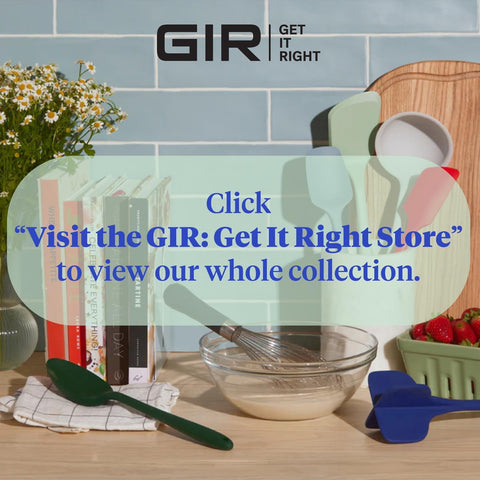GIR utensils hanging on kitchen rail saving counter space and improving accessibility