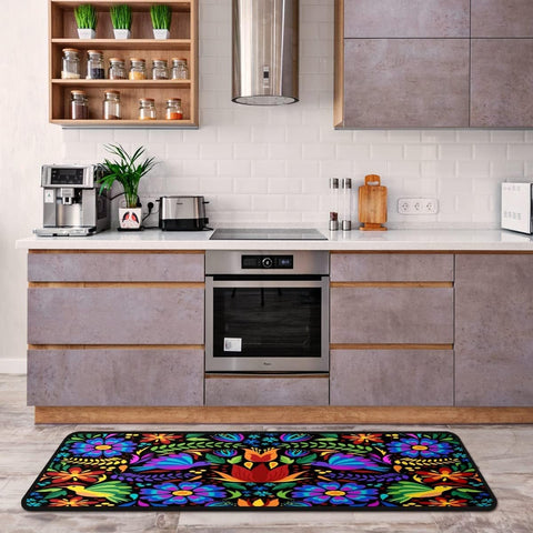 GISPOG underside detail of anti-slip plastic particle backing that improves floor grip
