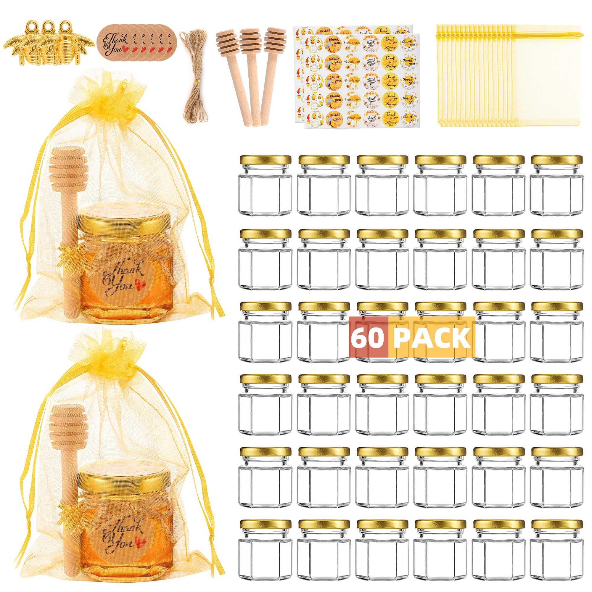 GIVAMEIHF front packaging showing 60-piece favor kit and ready-to-assemble benefit