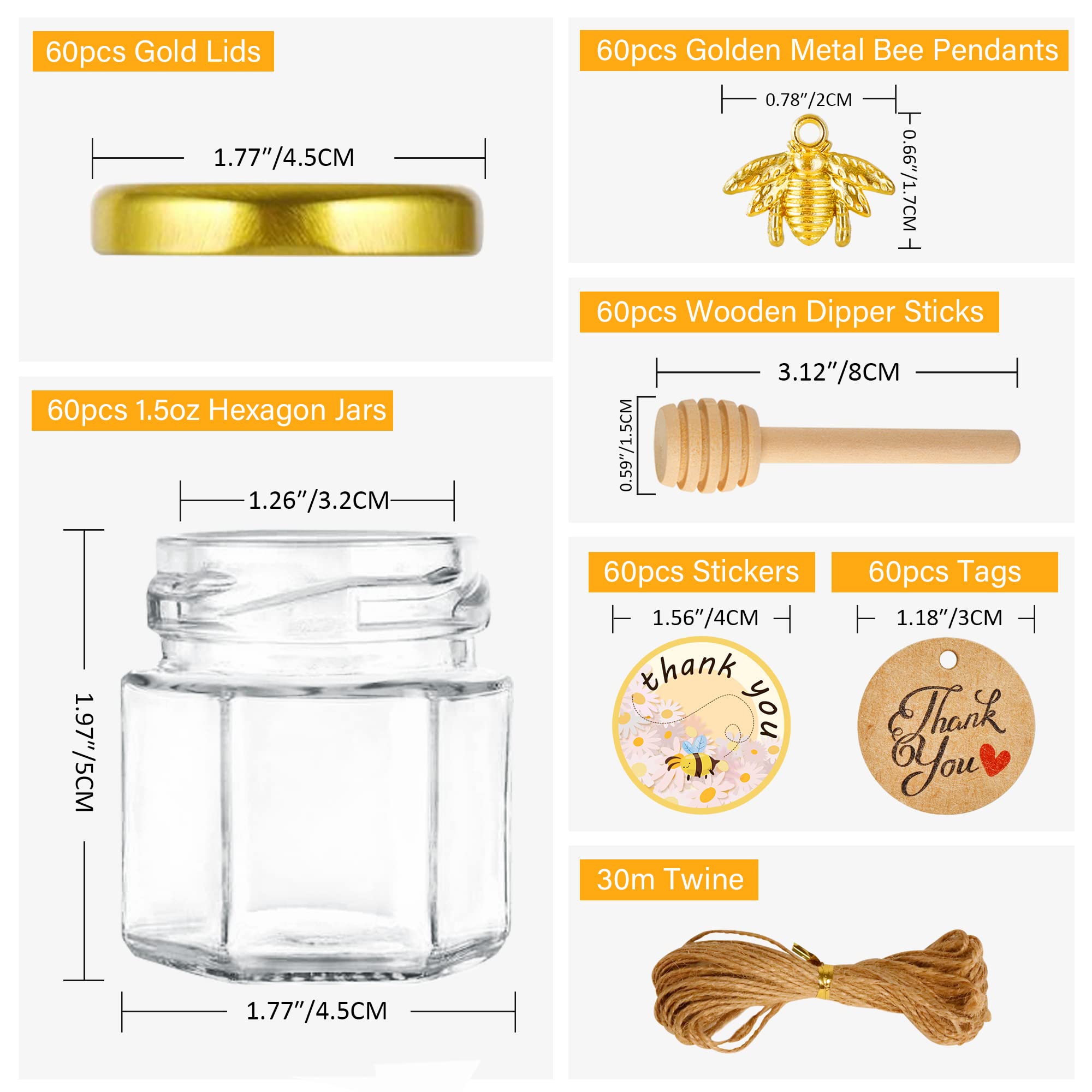 GIVAMEIHF wooden dipper beside gold lid highlighting easy honey serving