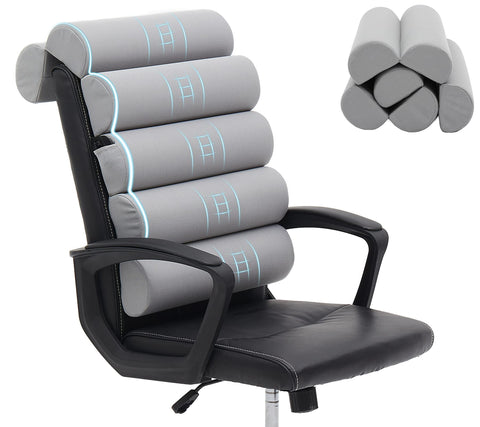 GIVANLEE front view on office chair showing full back coverage and improved posture
