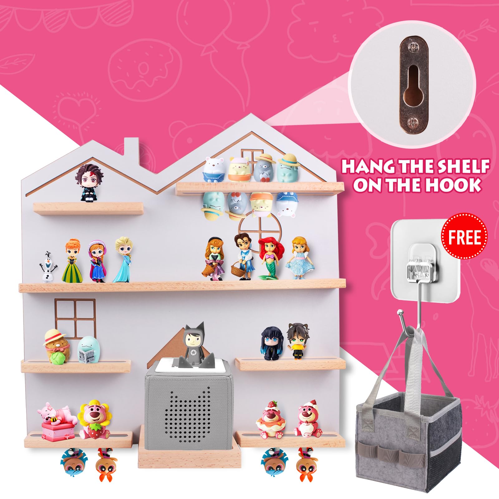 Givilio included carrying case with Toniebox, portable protection benefit