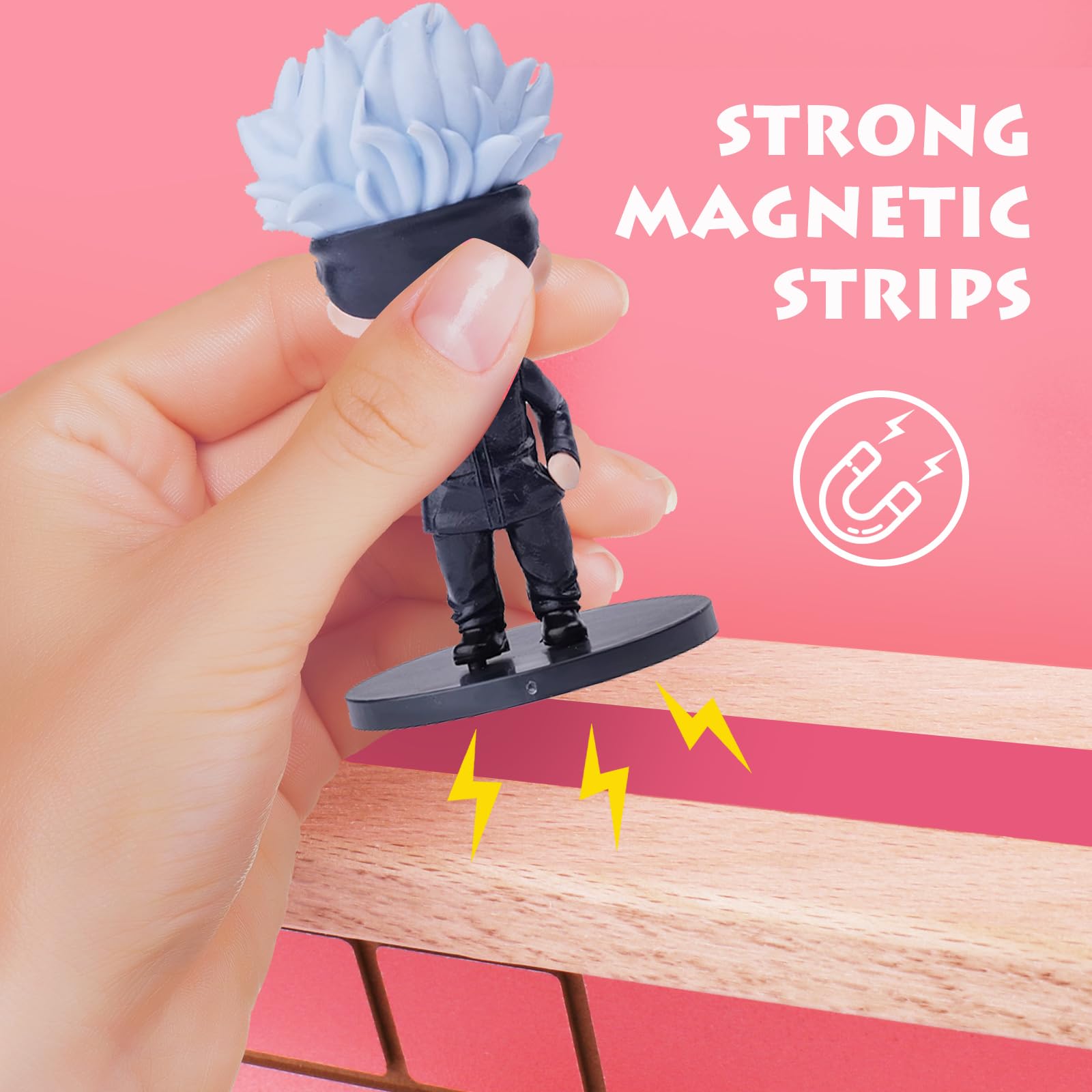 Givilio magnet close-up showing secure hold for Tonie characters benefit