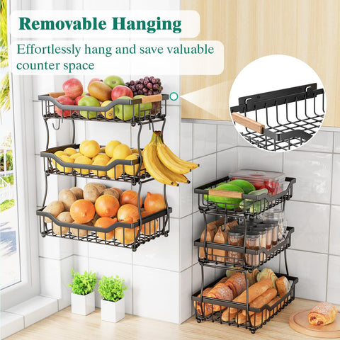 Giwil mounted on a kitchen wall maximizing counter space benefit