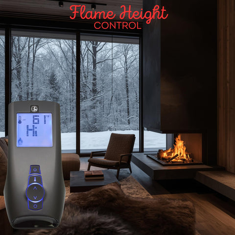 GIZMO TECH PARTS remote held in hand demonstrating compact scale and ergonomics
