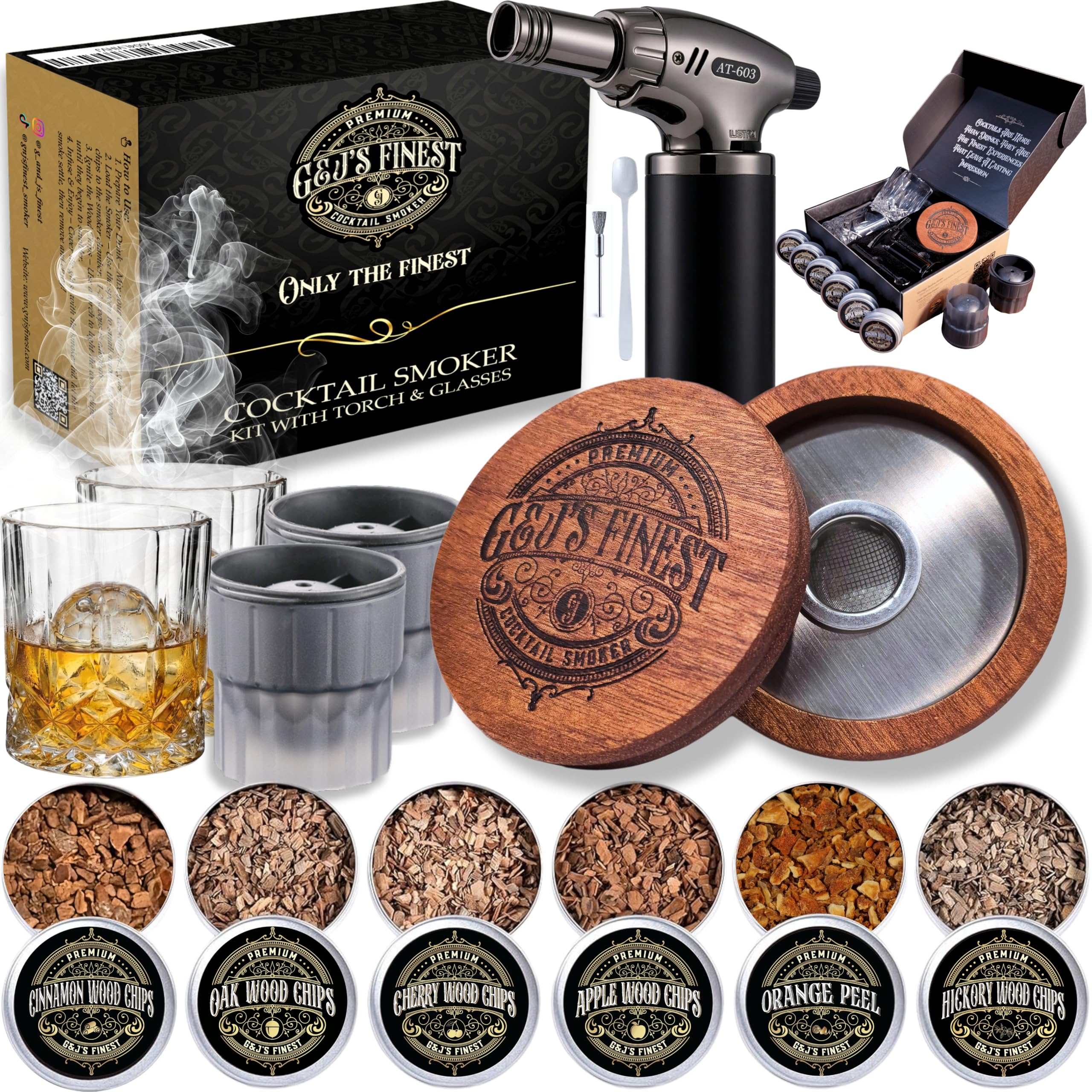G & J's Finest front packaging showing complete kit for easy gifting