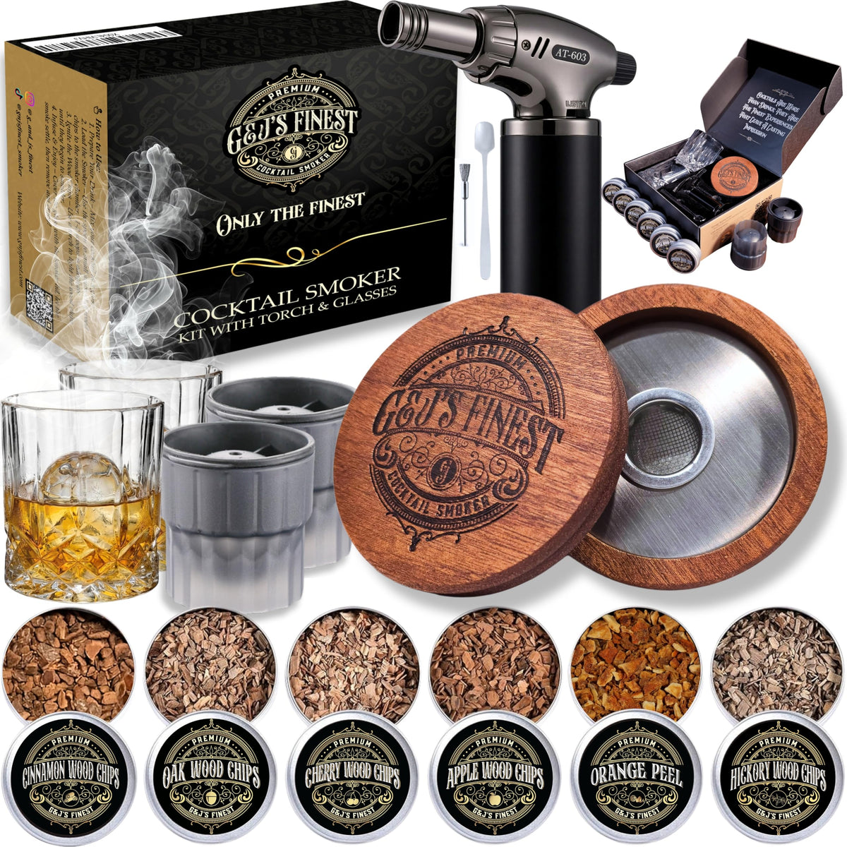 G & J's Finest front packaging showing complete kit for easy gifting