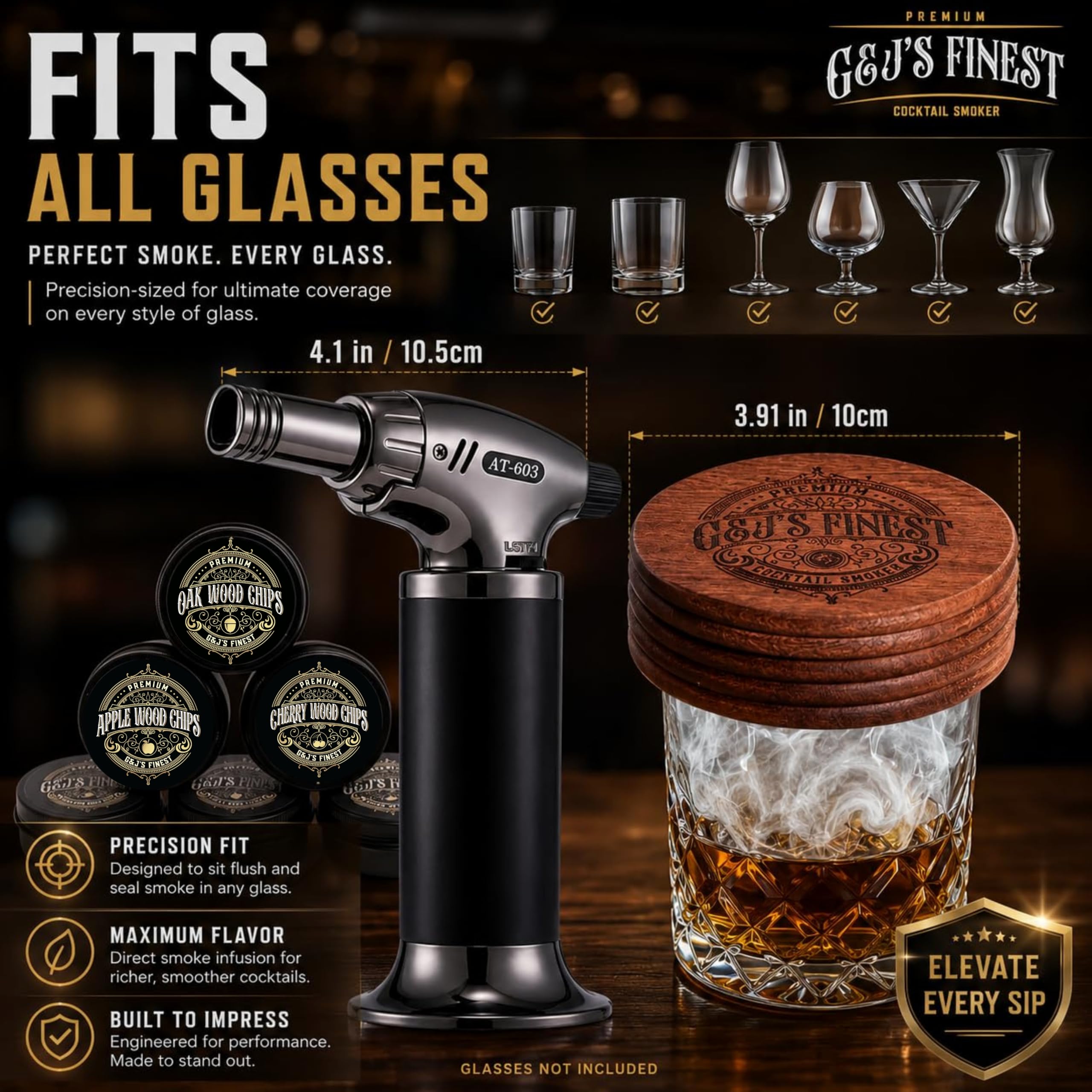 G & J's Finest elegant black gift box presentation ready to give