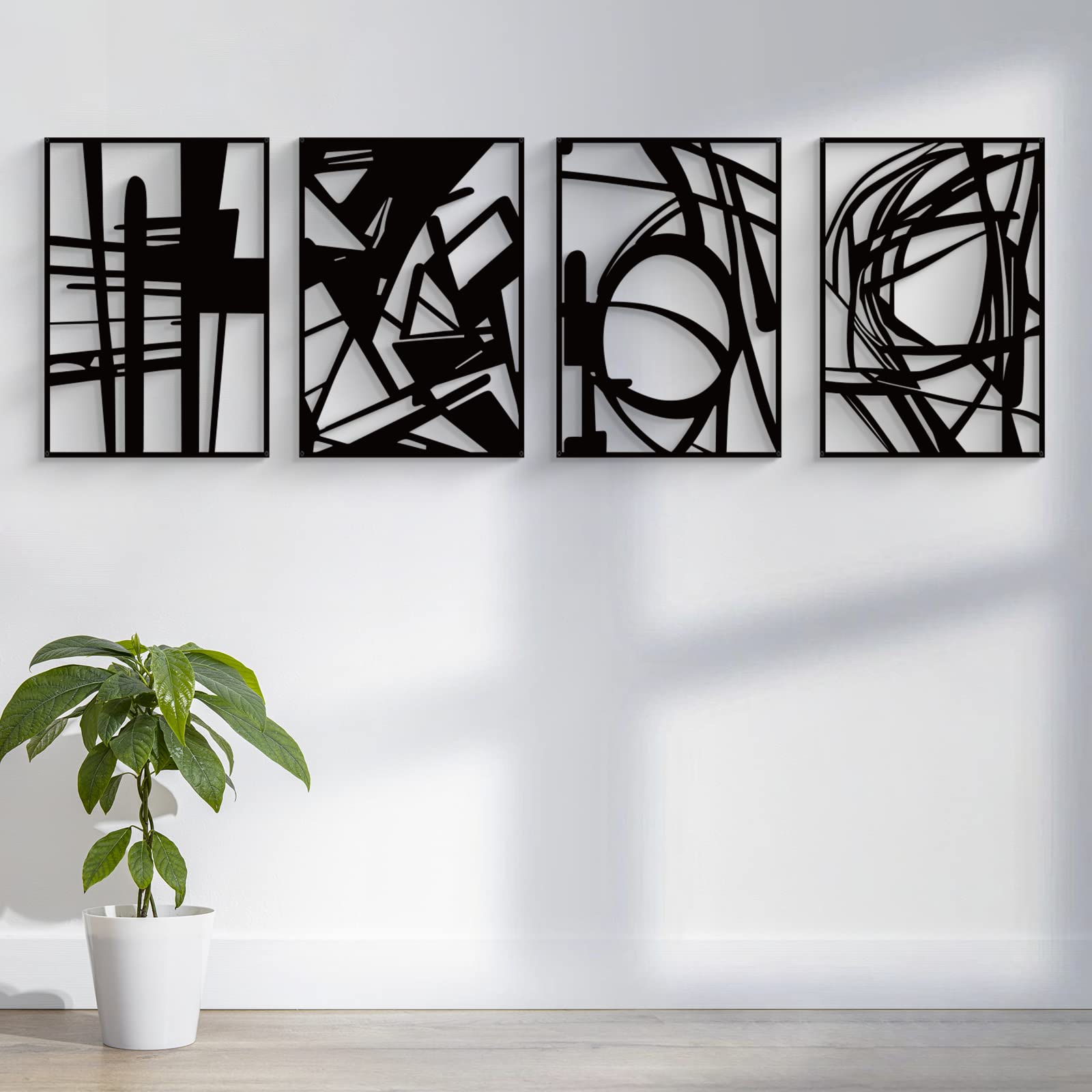 Glamativity hollow line detail casting decorative shadow for layered visual interest