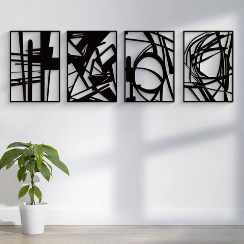 Glamativity hollow line detail casting decorative shadow for layered visual interest