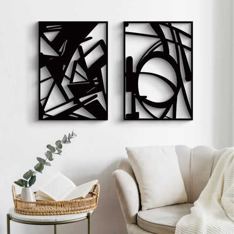 Glamativity mounted in a living room adding sculptural contrast and refined atmosphere