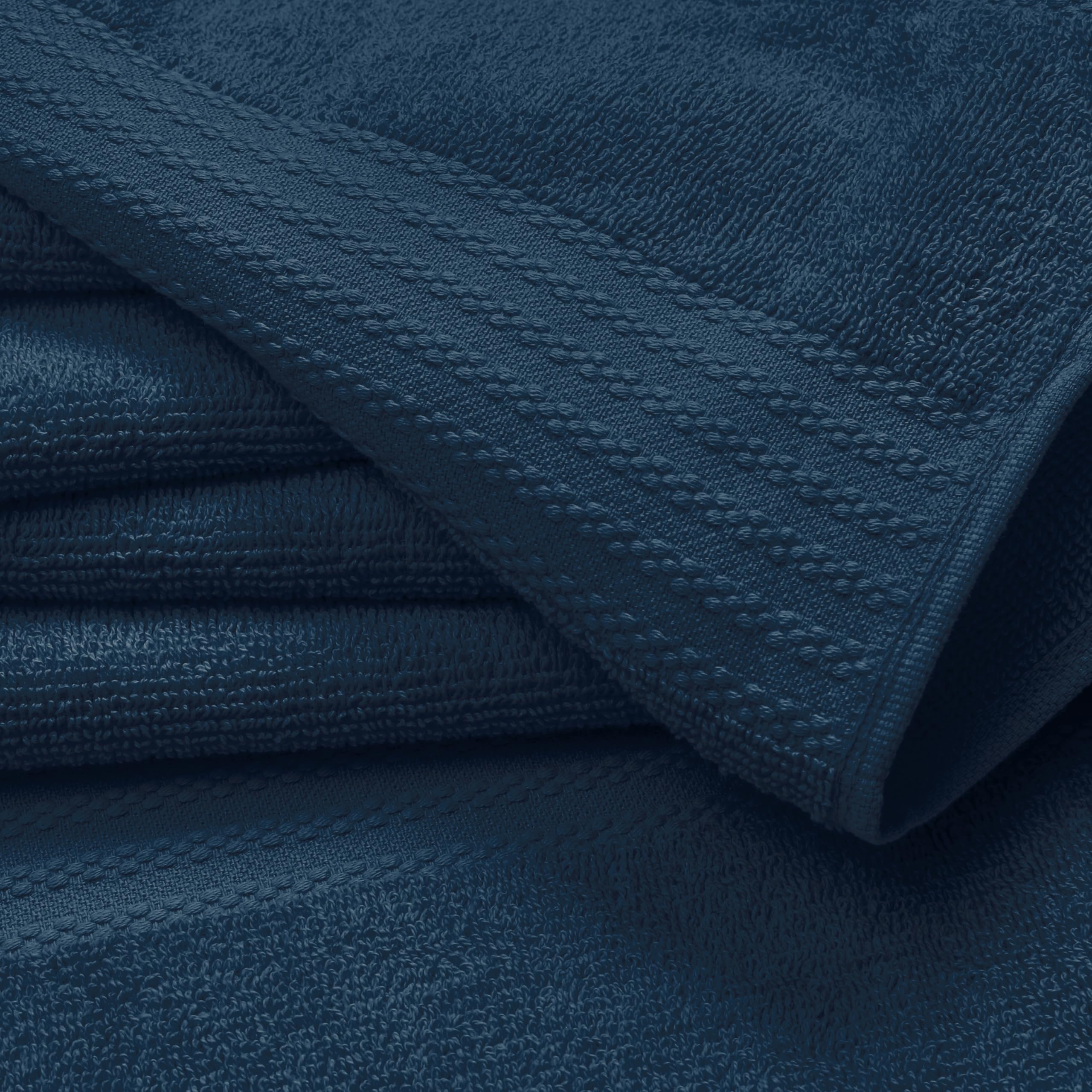 GLAMBURG close-up of ring-spun cotton weave showing plush texture and absorbency benefit